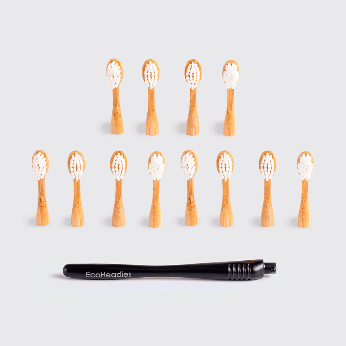 Handle with 12 fluffy Headies - Eco Headies