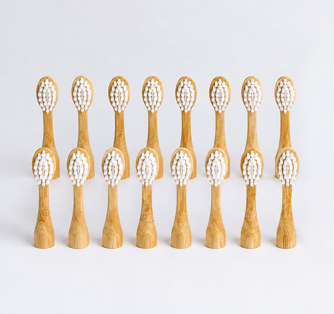 Family Toothbrush Set with 4 adult handles and 16 Eco-Friendly Replacement Heads