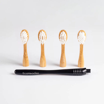 Reusable Eco Friendly Toothbrush with 4 Replacement Heads