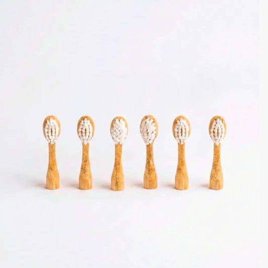 Eco Friendly Replacement Toothbrush Heads Pack of 6