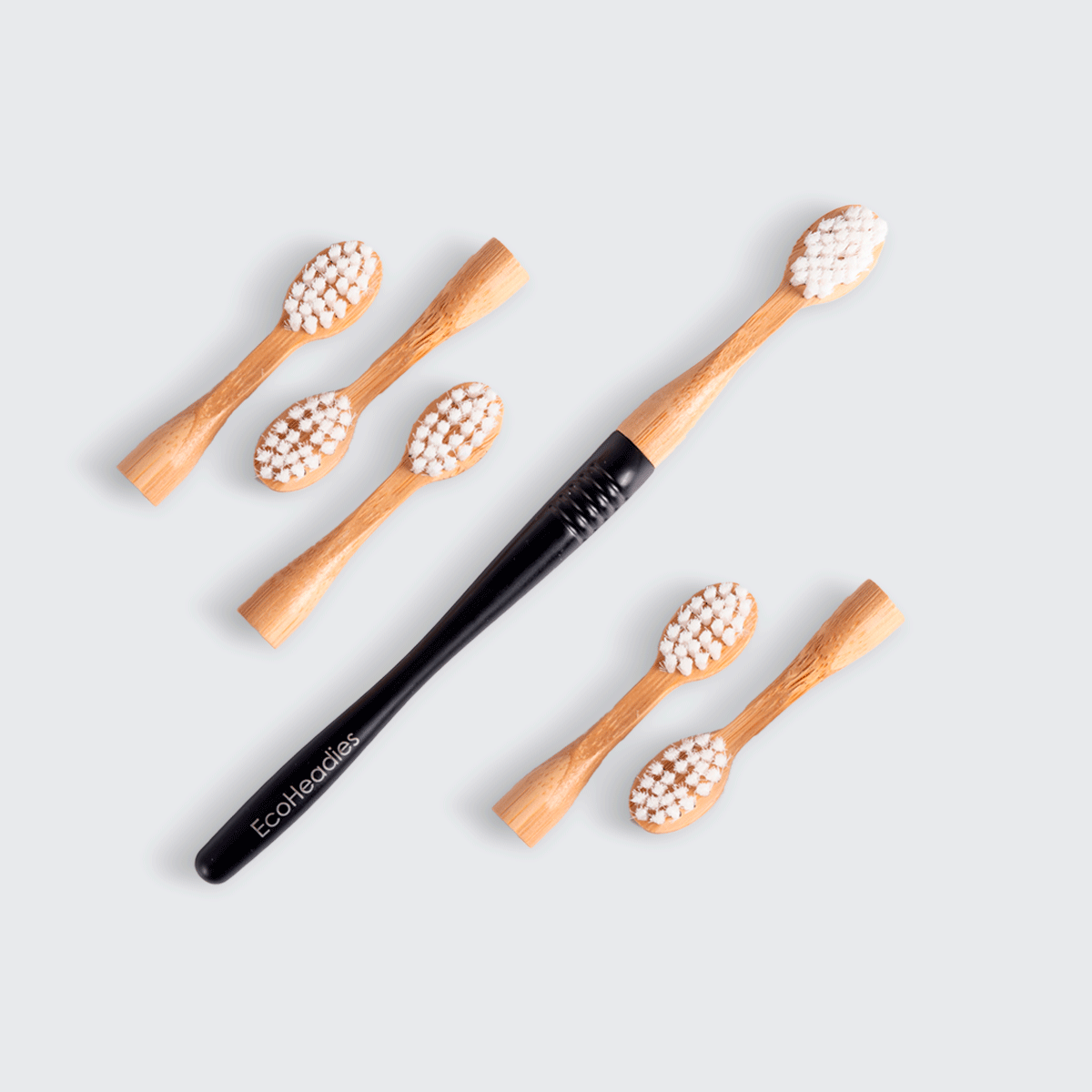 Handle with 6 fluffy Headies